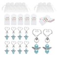 thumbnail image 2 of AMERTEER Gift Bags Set DIY Drawstring Candy Biscuit Pouches Kit Heart Shaped Keychain Hanging Tags Favor Bags Set, 2 of 9