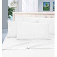 thumbnail image 2 of Mocassi ® Ensemble de Draps de Luxe en Microfibre Brossée 1500 Fils Prestige Collection, Grand Lit, Blanc, 2 of 2