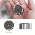 thumbnail image 2 of yeacher Round Wall-Mounted Towel Hooks with Silicone Claws, 8-Piece Set for Kitchen and Bathroom, ABS Material, Chrome Finish, Easy Installation, Safe and Durable Design, 2 of 7