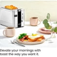 thumbnail image 2 of TEMOGU-2-Slice Digital Toaster, Pop-Up, Stainless Steel, Extra-Wide Slots For Bagels, Defrost, Reheat, Cancel Functions, Removable Crumb Tray, Stainless Steel - Digital, 2 of 4