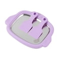 thumbnail image 1 of YoGold At-Home Rolled Ice Cream Maker Kit, DIY Homemade Ice Cream Roll Maker Tray with 2 Scrapers, Stainless Steel Instant Rolled Icecream Maker Machine Tray for Yogurt Purple, 1 of 2