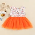 thumbnail image 3 of Robe de Pâques Sans Manches pour Filles Enfants Bunny Floral en Tulle Patchwork, 3 of 8