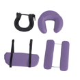 thumbnail image 4 of BELOVING Face Cradle with Pillow for Massage Table Soft Complete Set Massage Headrest violet, 4 of 9