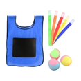 thumbnail image 4 of Siruishop Dodgeball Game 3 Sticky Ball Toy 5 Ribbons Toss Game for Lawn Backyard Beach S Blue, 4 of 8