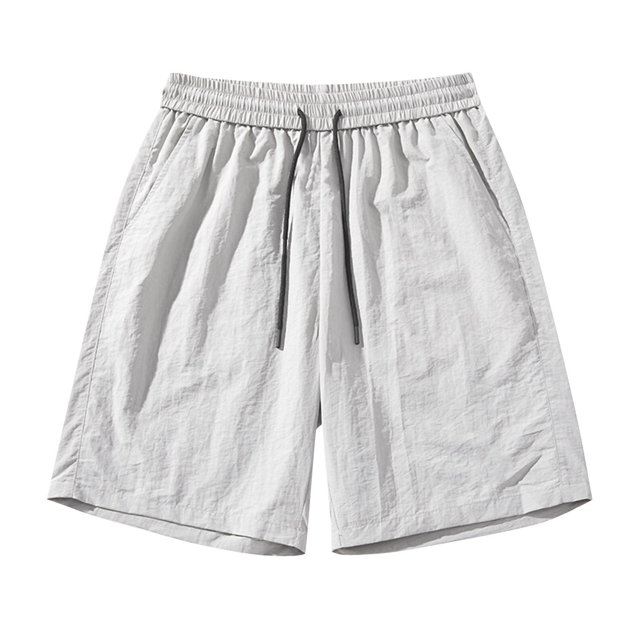 asjyhkr Men's Summer Shorts Lightweight Beach Elastic Waist Shorts Quick Drying Drawstring Beach Shorts with Pockets