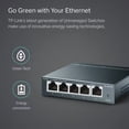 thumbnail image 2 of TP-LINK TL-SG105 5-Port 10/100/1000Mbps Desktop Gigabit Steel Cased Switch - 5 Ports - Gigabit Ethernet, 2 of 9