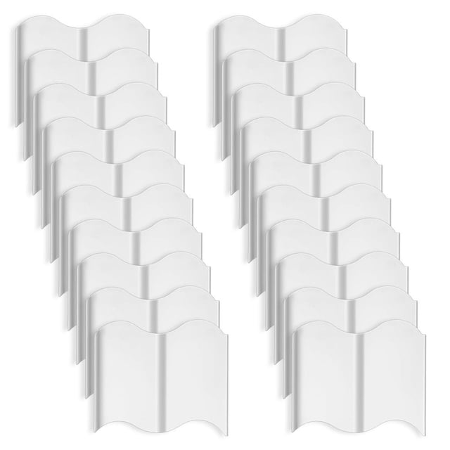 Bgsha 20PCS Flexible Garden Edging Borders:Easy to Install & Stylish Landscape