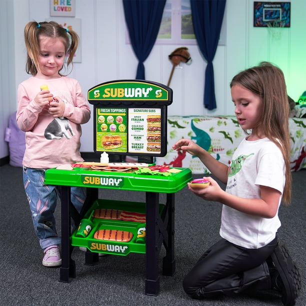 World Tech Toys Subway Sandwich Artist 53 Piece Playset, Kids
