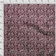 thumbnail image 3 of oneOone Cotton Poplin Maroon Fabric Leaves & Floral Block Craft Projects Fabric Prints By Yard 56 Inches Wide, 3 of 4
