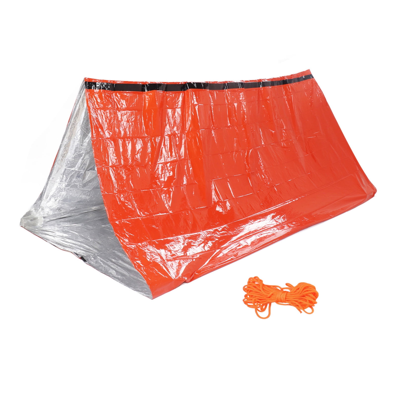 Outdoor Camping Tent, Waterproof Multifunction Orange Portable Tent Easy To Install Foldable  For Hiking