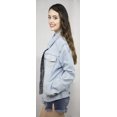 thumbnail image 1 of Women's Basic Denim Jacket Button Down Long Sleeve Ladies Stretch Jean Jackets, 1 of 5