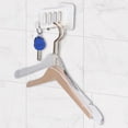 thumbnail image 1 of Laundry Rack, Clothes Hanger, Punch-Free Adhesive Laundry Rack Laundry Drying Rack For Home Door, Wall Drying Supplies Storage Shelf Bathroom, 1 of 8