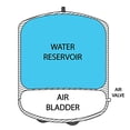thumbnail image 3 of iSpring T32M Réservoir de Stockage d'Eau Pressurisée avec Valve à Bille pour Systèmes d'Osmose Inverse RO, 4 Gallons, 3 of 6