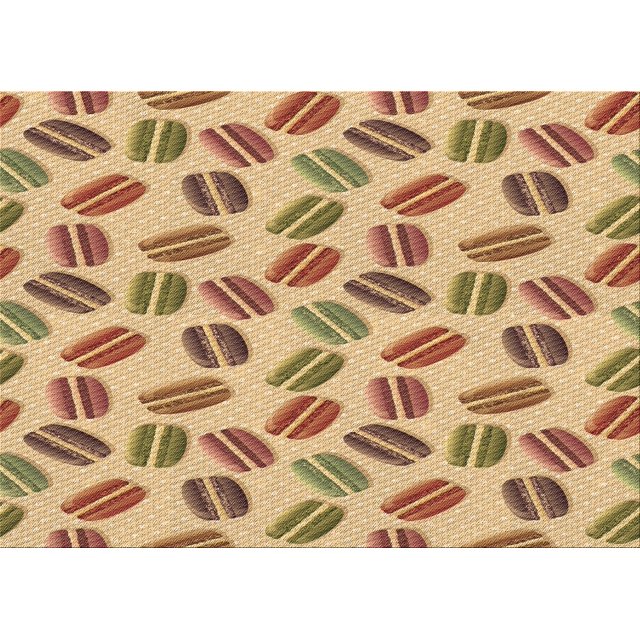 Ahgly Company Tapis d'Intérieur Rectangulaires Transitionnels Rouges Lavables à la Machine, 6 Pieds x 9 Pieds