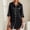 Black, variant on Huaizzzy Women's Soft Comfortable Robe with Lapel Collar Everyday Wear Basic Style Sleepwear for All Seasons Spa Bath Towel Wrap for Ladies Eeyore Robe Womens Robe Small Dressing Gown Women Kimono