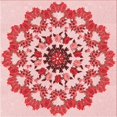 thumbnail image 1 of Ahgly Company Machine Washable Indoor Square Transitional Deep Rose Pink Area Rugs, 6' Square, 1 of 7