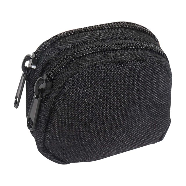 jinwen Belt Loop Wallet Purse Card Case Change Bag Multi-Functional Pocket Outdoor Black