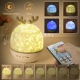 thumbnail image 2 of Kids Night Light Projector Star Lamp, Night Light Projector+Timer+Remote Control+6 Colors+360° Rotation, LED Baby Starry Sky Night Light for Birthday, Christmas [Energy Class A++], 2 of 5