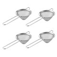 thumbnail image 1 of 4pcs Stainless Steel Fine Mesh Sieve Cocktail Strainer Kitchen Food Strainers Conical Tea Strainer (8.5cm), 1 of 8