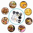 thumbnail image 2 of Portable Camping Cookware Set Nonstick Cooking Kit for Outdoor Camping Backpacking Hiking Picnic, 2 of 6