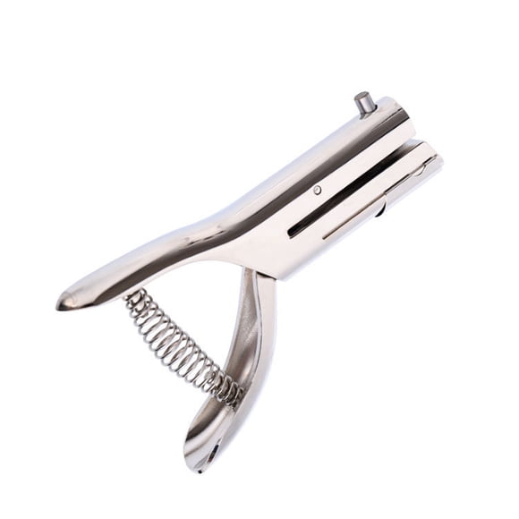 Decodeary Hand Held Hole Punch With Slot For Easy Alignment Paper Card Portable Handheld hole 6mm