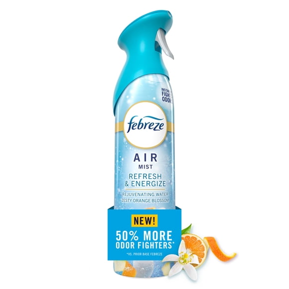 Assainisseur d’air en vaporisateur Febreze Air, éliminateur d’odeurs dans les pièces de la maison, Rafraîchissant et stimulant, 1 unités