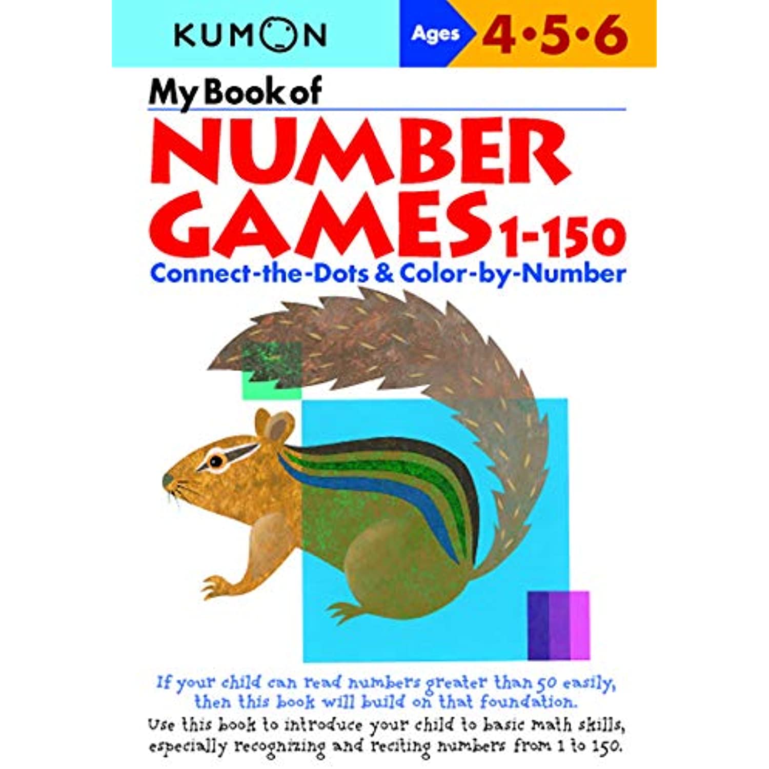 My Book of Number Games, 1-150 (Kumon Workbooks)
