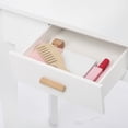 thumbnail image 4 of Girls' Vanity Table and Chair Set, Kids Makeup Dressing Table with Lights & Wood Makeup Playset, 4 of 9