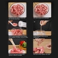thumbnail image 4 of Fwttom Home Decor Sausage Meat Filling Machines Brief Hand-Made Sausage Making Machines Sausage Stuffer with 3 Stuffing Tube Used to Make Sausages of Different Sizes, 4 of 6