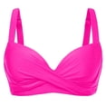 thumbnail image 1 of Women's Bikini Top Swimsuit Top V Neck Bathing Suits Swimwear, L, 1 of 2