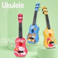 thumbnail image 2 of Children Ukulele Musical Toys 4 Strings Small Guitar Montessori Education Instruments Music Toy Musician Learning Gift light blue elephant, 2 of 6