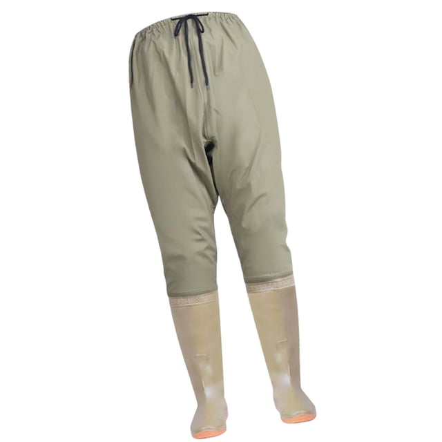 Guardoinrt Waist Waders Supplies PVC Bootfoot Waders Kayaking Working Water 43 for Outdoor Beige 37