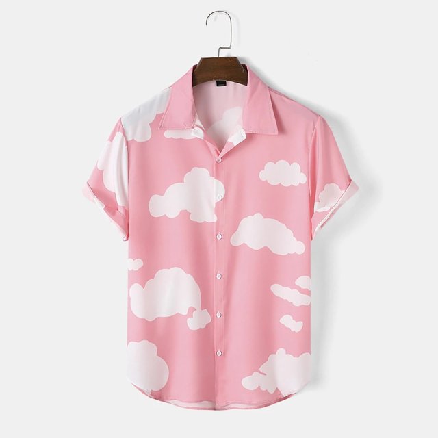 LSLJS T-shirt pour Homme Nouveau Décontracté Mode Décontracté Col à Revers Chemise à Carreaux Décontractée Veste Manches Longues Col Rabattu Blouse et Chemise