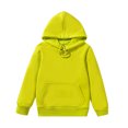 thumbnail image 1 of PMVFHDE Chandail à Manches Longues pour Filles, Col Rond Décontracté, Côtelé, Coupe Ample, Vert, 4-5 Ans, 1 of 2