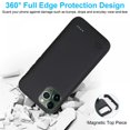 thumbnail image 4 of Battery Case for  11/11 Pro/11 Pro Max  （Newest 6200mAh） Battery Charging Case Protective Battery Backup Pack Portable Charging Case Smart Case - Black, 4 of 8