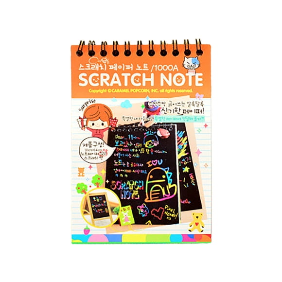 Children's Painting Hand-painted Scratch Drawing Graffiti Book Manual Diy Scratch Drawing Paper Educational Toy Ma-gic Scratch Drawing Book