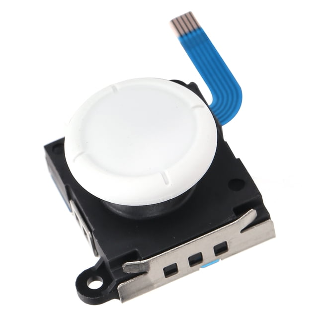 Remplacement de Joystick, Clé USB Confortable Résistante à l'Usure Facile à Remplacer pour Manette Switch Joycon Noir,Blanc,Bleu,Rouge