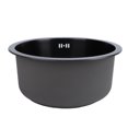 thumbnail image 1 of Bol Simple, Bol Rond Simple en Acier Inoxydable 304 Évier de Cuisine Évier de Bar, 1 of 7