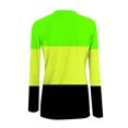 thumbnail image 4 of Yuyuzo Hauts en Tricot Côtelé pour Femmes Col Rond Manches Longues Hauts de Sortie Color Block Chemises Serrées, 4 of 6