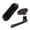 Noir, variante sur S SERENABLE Trousse de Toilettage pour Chevaux 3 Pcs Quotidien Professionnel Spectacle Brosse Cure-Dents pour Cheval Bleu