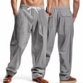 thumbnail image 1 of Pantalon Cargo de Travail pour Hommes Pantalon Cargo Homme Pantalon de Travail pour Hommes Extensible Pantalon Utilitaire Homme Joggers Cargo pour Hommes Pantalon de Randonnée Extensible pour Hommes (Gris Foncé,TTG), 1 of 9