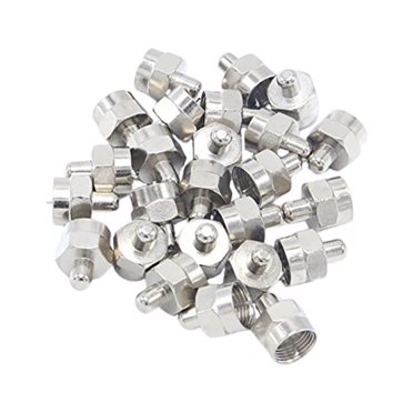 25 Pcs F Type 75 Ohm Terminator Antenne Satellite Coaxiale Bouchons de Port RF TV