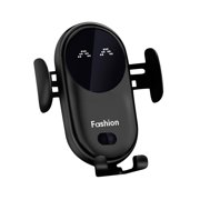 weibbin Wireless Car Charger with Phone Holder Mount, Fast Charging Auto Clamping Phone Holders for You Car Windshield Dashboard Air Vent Accessories