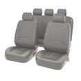 thumbnail image 4 of Car Seat Covers Classic Washable Luxurious for Most Car Suvs Auto Parts Gray 9pcs, 4 of 6