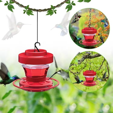 EGNMCR Bird Feeder, Hummingbird Feeders for Outdoors Bird Feeder Hanging Garden Yard Outside Decoration Bird Food Bird feeder