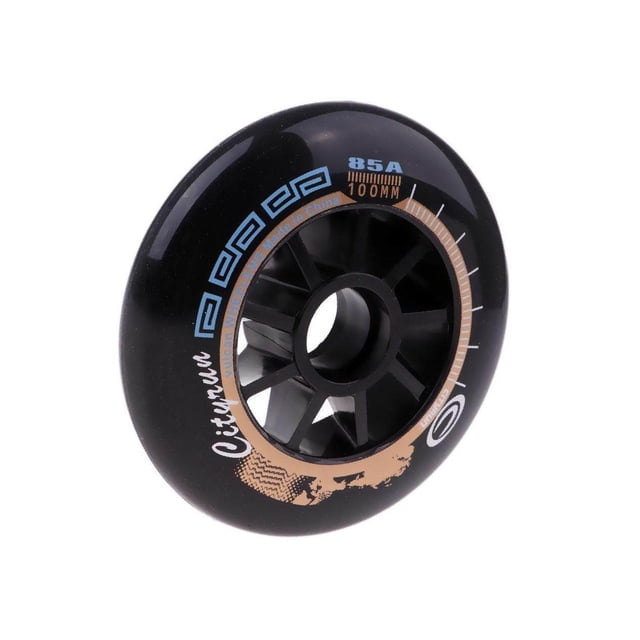 Speed Skating Wheels Outdoor Indoor Inline Skate Wheels Indoor Roller Tool 100mm Black