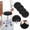thumbnail image 4 of Baosity Bar Stool Covers Round Washable Protector Stool Slipcover for 12-18 inch black, 4 of 8