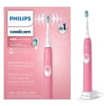 thumbnail image 1 of Philips Sonicare ProtectiveClean 4100 Plaque Control Rechargeable Electric Toothbrush, Black, HX6810, 1 of 7