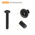 thumbnail image 4 of Unique Bargains Flanged Button Head Socket Cap Screws, 50 Pack M3x20mm 304 Stainless Steel Bolts, 4 of 5