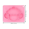 thumbnail image 2 of TAILTOSS Assiettes à Succion Assiette pour Tout-Petits Silicone Rose 1 Pcs Conception Antidérapante, 2 of 6